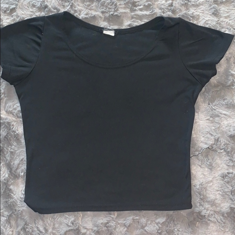 Black Crop Top